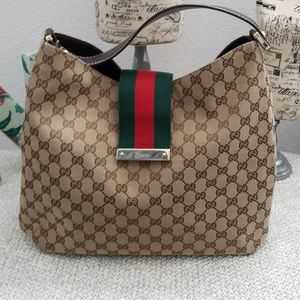 Gucci Medium Hobo beige & brown
